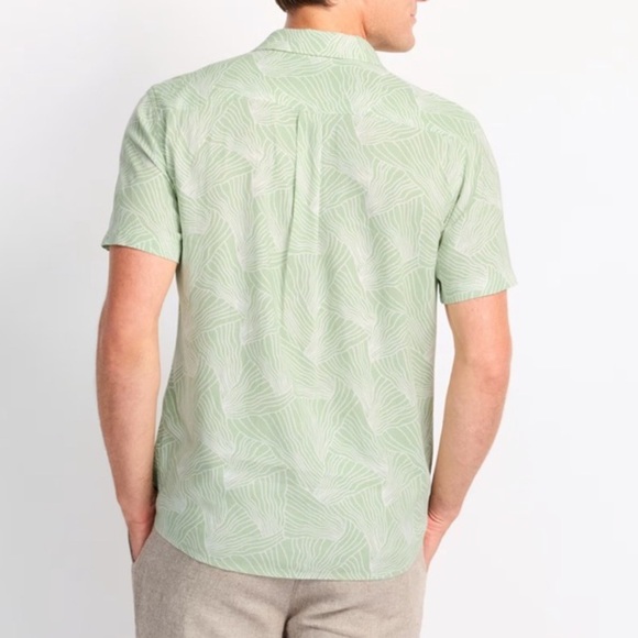 Hawker Rye Men's Green Patterned Shirt - Picture 2 of 10